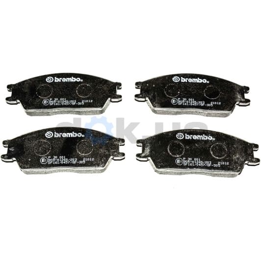 P 30 001 Brembo Гальмівні колодки