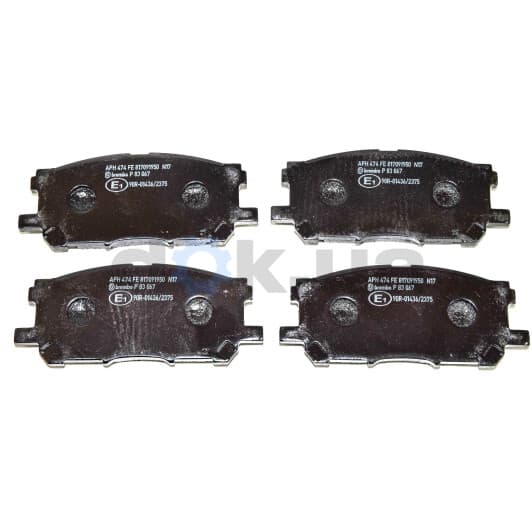 P 83 067 Brembo Тормозные колодки