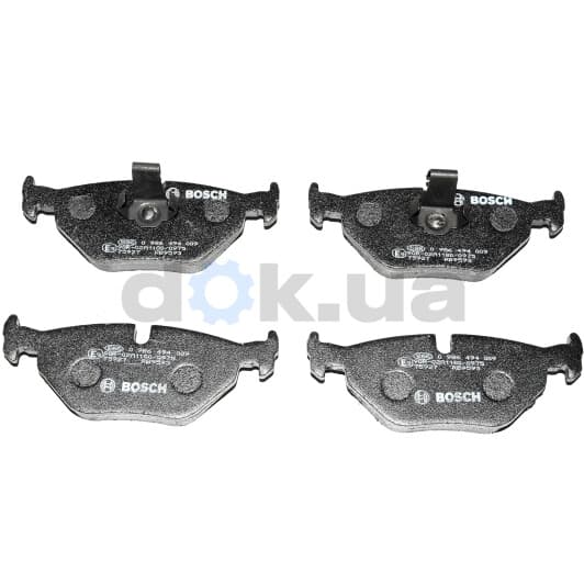 0 986 494 009 Bosch Гальмівні колодки для BMW 5 Series