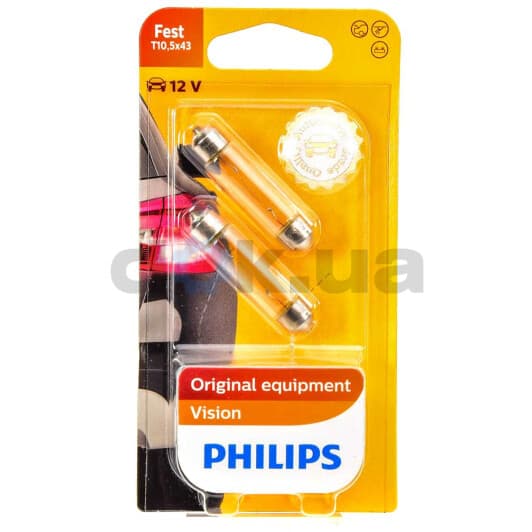 12866B2 Philips Лампа фонаря освещения номерного знака