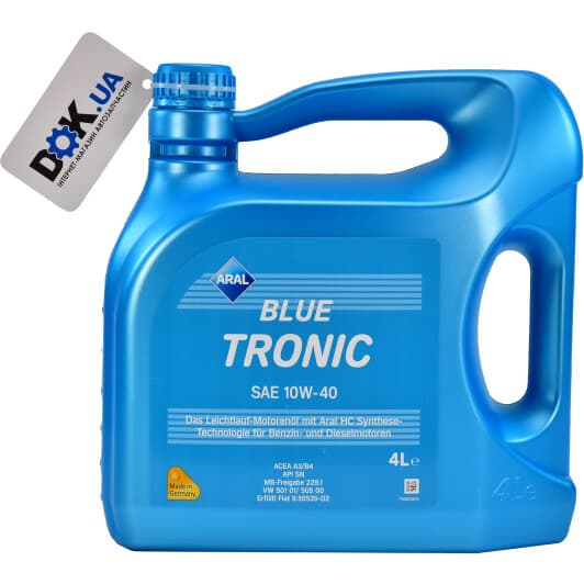 Aral BlueTronic 10W-40 (4 л) моторное масло