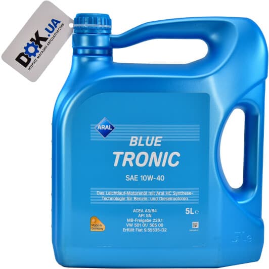 Aral BlueTronic 10W-40 (5 л) моторное масло