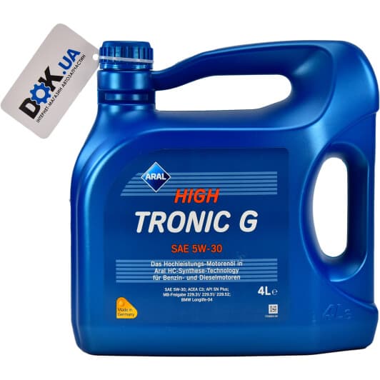 Aral HighTronic G 5W-30 (4 л) моторна олива