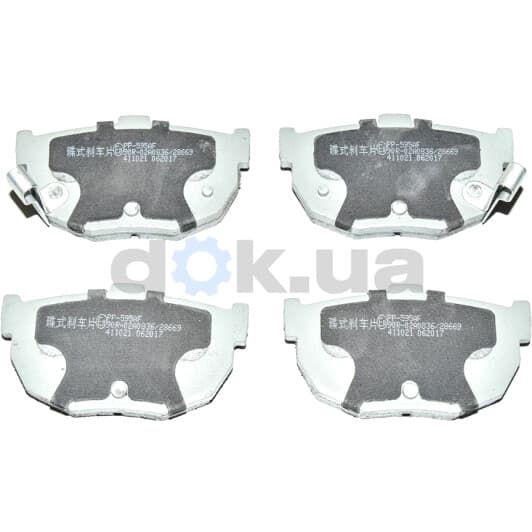 PP-595AF Japanparts Гальмівні колодки