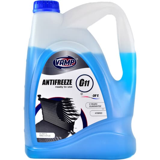 VAMP CT11 G11 синий -38 °C, 5 л (7694) готовый антифриз