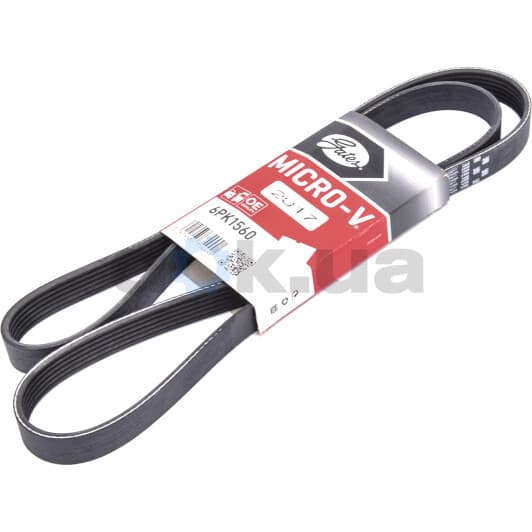 6PK1560 Gates Поліклиновий ремінь