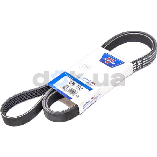 6 PK 1718 Optibelt Поликлиновой ремень