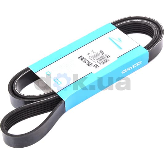 6PK1655 Dayco Поліклиновий ремінь для Ford Escort
