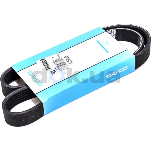 6PK975 Dayco Поліклиновий ремінь