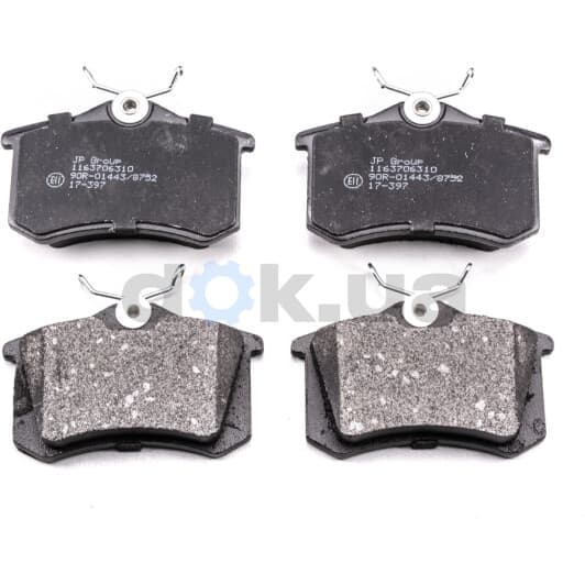 1163706310 JP Group Тормозные колодки