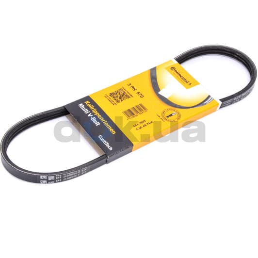 3PK670 Contitech Поліклиновий ремінь