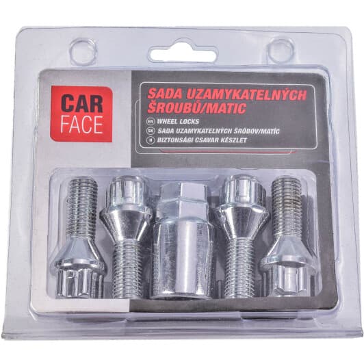 Комплект болтів-секреток із ключем Carface docf01352