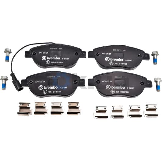 P 23 087 Brembo Гальмівні колодки