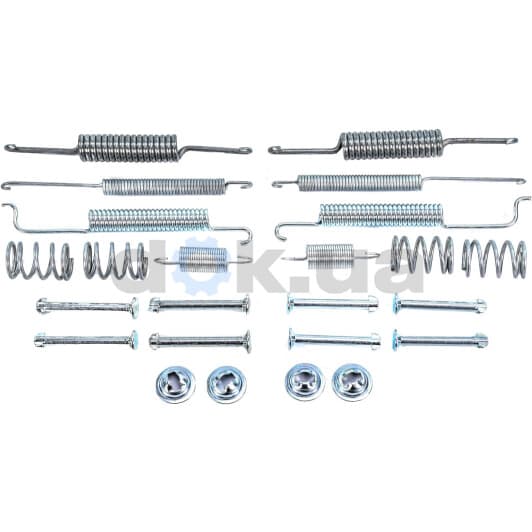105-0569 Metzger Монтажный комплект барабанных тормозных колодок