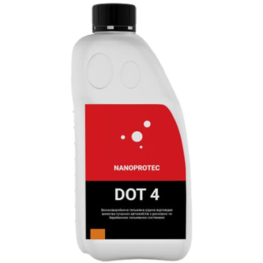 Тормозная жидкость Nanoprotec DOT 3 / DOT 4