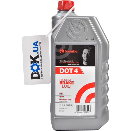 Brembo DOT 4, 1 л (L04010) тормозная жидкость