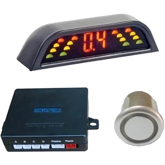 Парктроник Autokit PS-037-4 с серыми датчиками 4 шт.