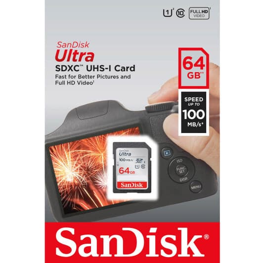 Карта пам’яті SanDisk Ultra Light SDXC 64 ГБ