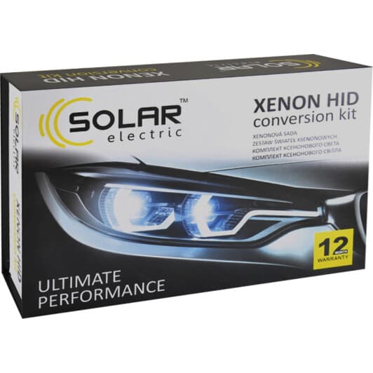 Автолампа Solar H3 PK22s 35 W прозрачная 4360