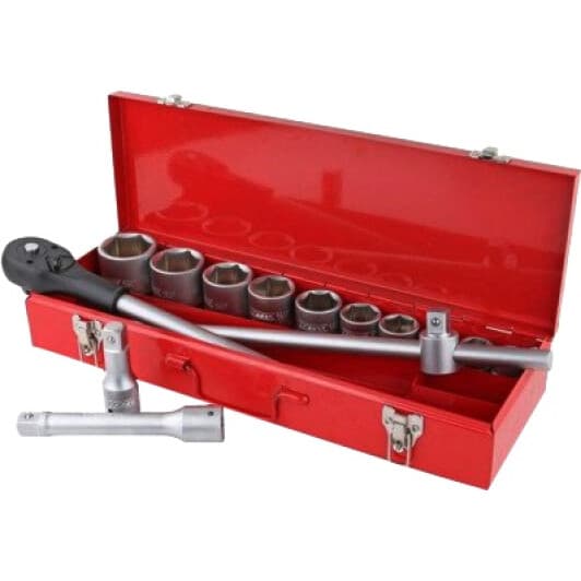 Набір торцевих головок та компонентів Haisser 75587 3/4" (14 пр.)