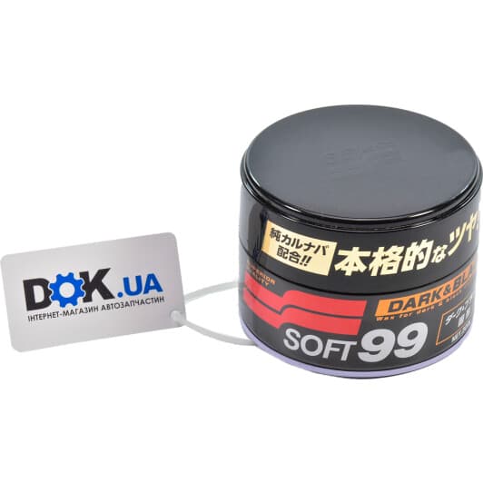 Цветной полироль для кузова SOFT99 Dark & Black Wax темные оттенки