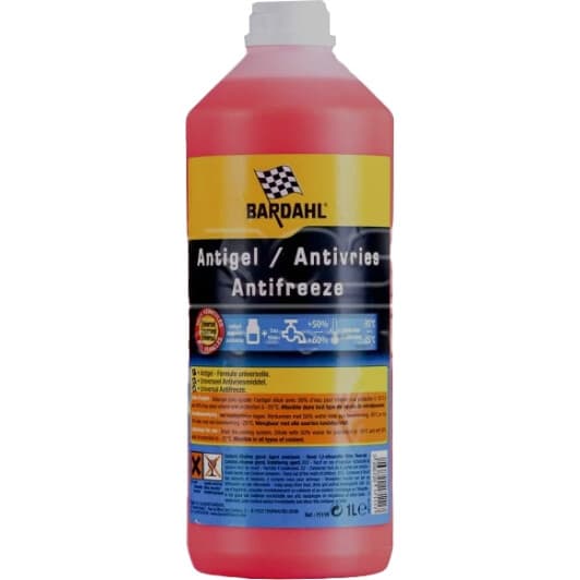 Bardahl G12+ красный концентрат антифриза
