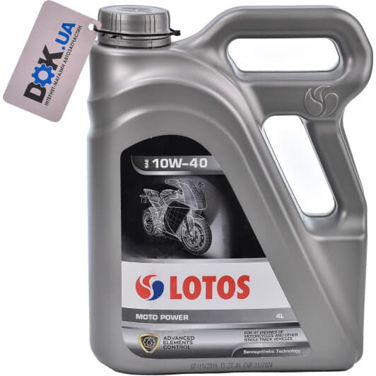 4T LOTOS Moto Power 10W-40, 4 л моторна олива 4T