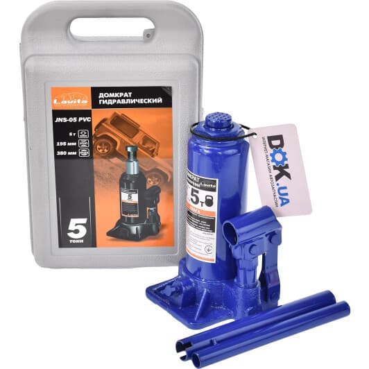 Домкрат Lavita бутылочный гидравлический 5 т LAJNS-05PVC