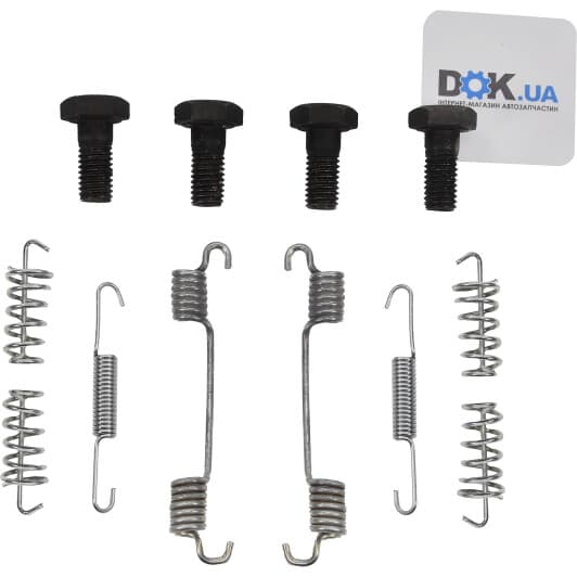 4007 Tomex Монтажний комплект барабанних гальмівних колодок