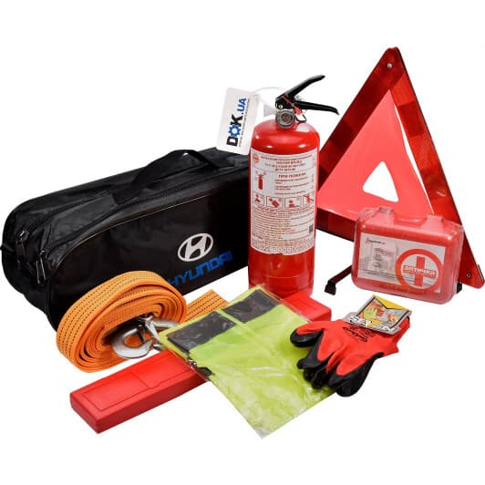 Набор автомобилиста Poputchik 01-040-K черный Hyundai