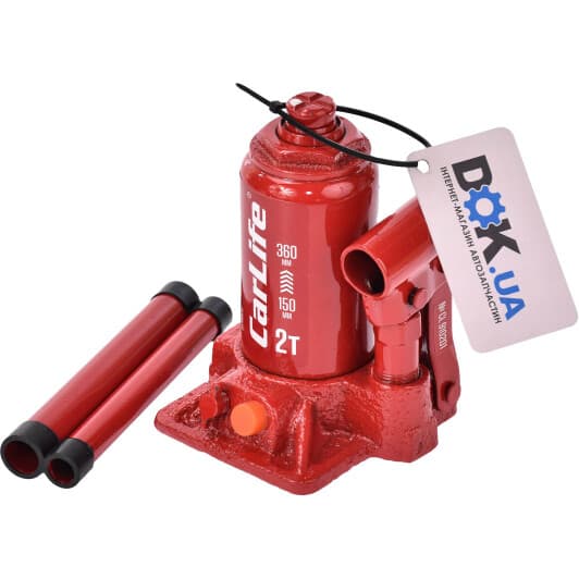 Домкрат Carlife пляшковий гідравлічний 2 т bj402d