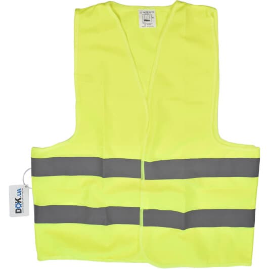 Жилет светоотражающий Zollex желтый плотный