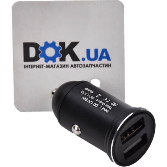 USB зарядка в авто Pulso C-31203BK C-31203BK