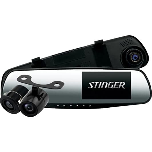 Відеореєстратор дзеркало Stinger DVR-M489FHD Cam