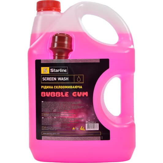 Омивач скла Starline літній bubble gum (4 л)
