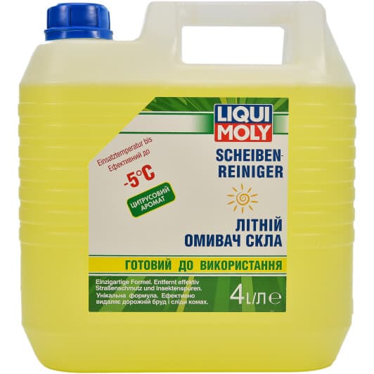 Омивач скла Liqui Moly літній -5 °С цитрусовий (4 л)