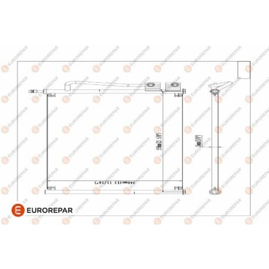 1609634480 Eurorepar Радиатор кондиционера