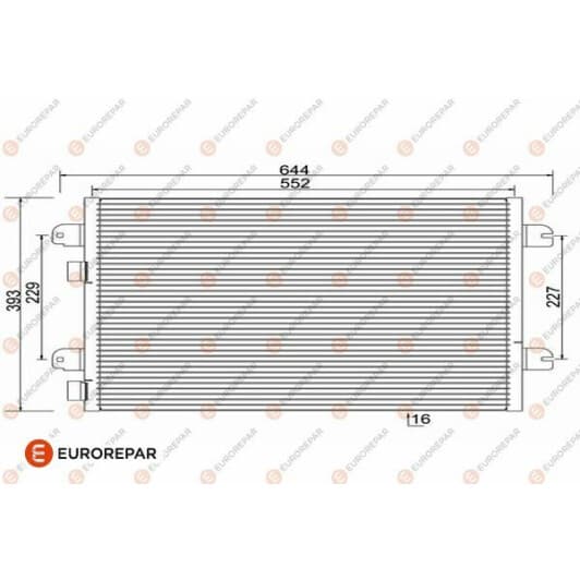 1609637380 Eurorepar Радіатор кондиціонера