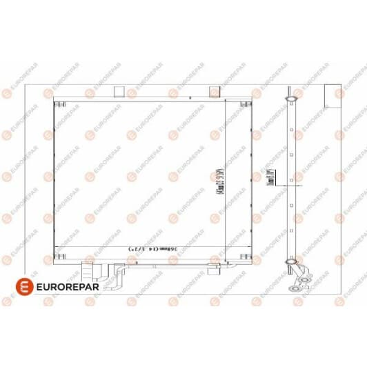 1610159980 Eurorepar Радиатор кондиционера