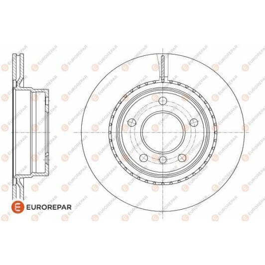 1618888480 Eurorepar Тормозной диск
