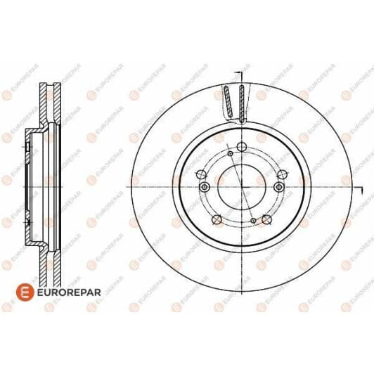 1622807580 Eurorepar Гальмівний диск
