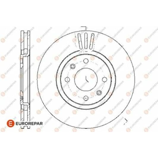 1667857180 Eurorepar Гальмівний диск