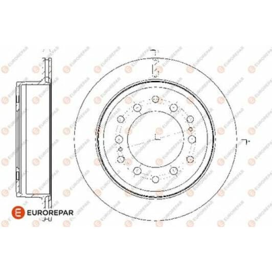 1667865580 Eurorepar Тормозной диск