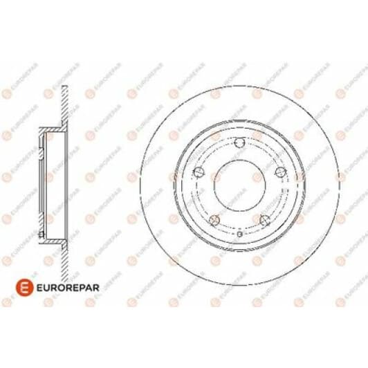 1676008480 Eurorepar Тормозной диск