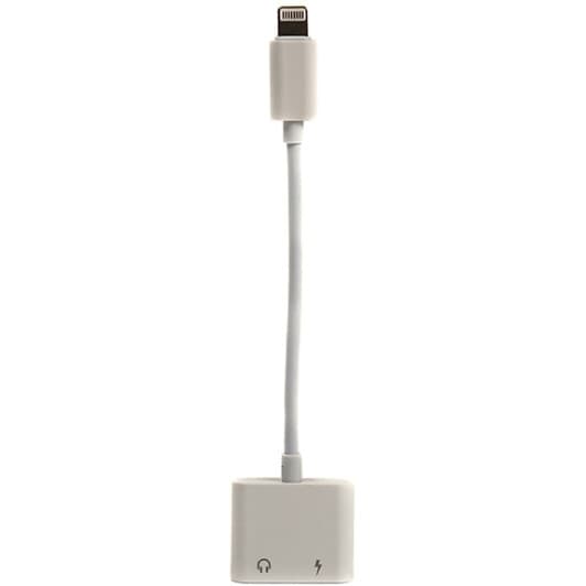 Кабель 2 в 1 PowerPlant CA910427 Apple Lightning - Apple Lightning - 3.5 (Female) 0,15 м