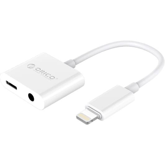 Кабель 2 в 1 Orico CA912797 Apple Lightning - Apple Lightning - 3.5 (Female) 0,1 м