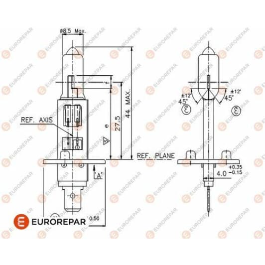 1616430880 Eurorepar Лампа дальнього світла
