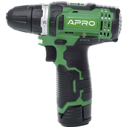 Шуруповерт Apro аккумуляторный 12D (2 аккумулятора + ЗУ + чехол)