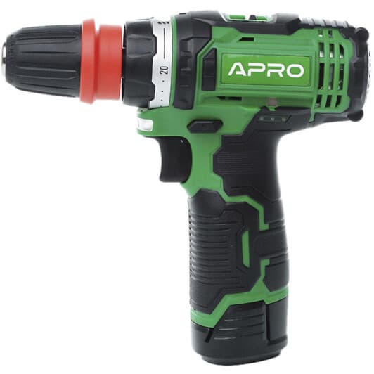 Шуруповерт Apro аккумуляторный 12DC (2 аккумулятора + ЗУ + чехол)