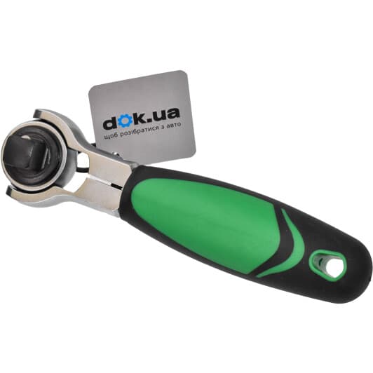 Трещотка Toptul CJMM1616 шарнирная с переставным посадочным квадратом 1/2"x1/4" 72 зубца 160 мм